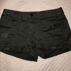 Green Target shorts